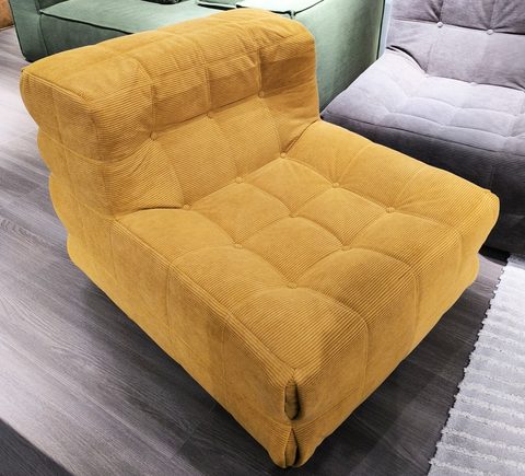 Aurora Waffle Grid Compress Sofa (K-06) — 1 seat