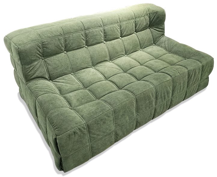 Aurora Waffle Grid Compress Sofa (K-06) — 2 seats