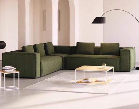 Aurora Tofu Block B Corner Compress Sofa (K-11) — product photo 3