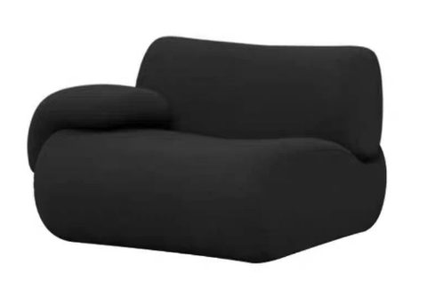 Aurora Lemi Deep-Seat Compress Sofa (K-14) — Single armrest single seat