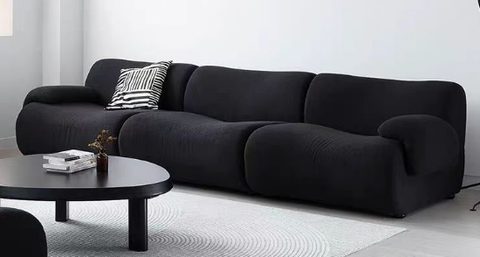 Aurora Lemi Deep-Seat Compress Sofa (K-14) — Double armrest three person seat