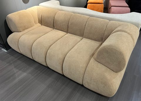 Aurora Offset Channel Compress Sofa (K-41) — 2 seats