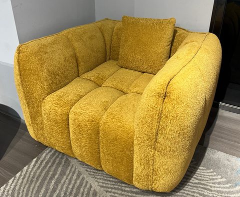 Aurora Muscle Channel Compress Sofa (K-42) — 1 seat